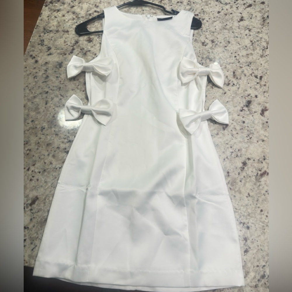 VICI Blushwood A Line Bow Mini Dress
